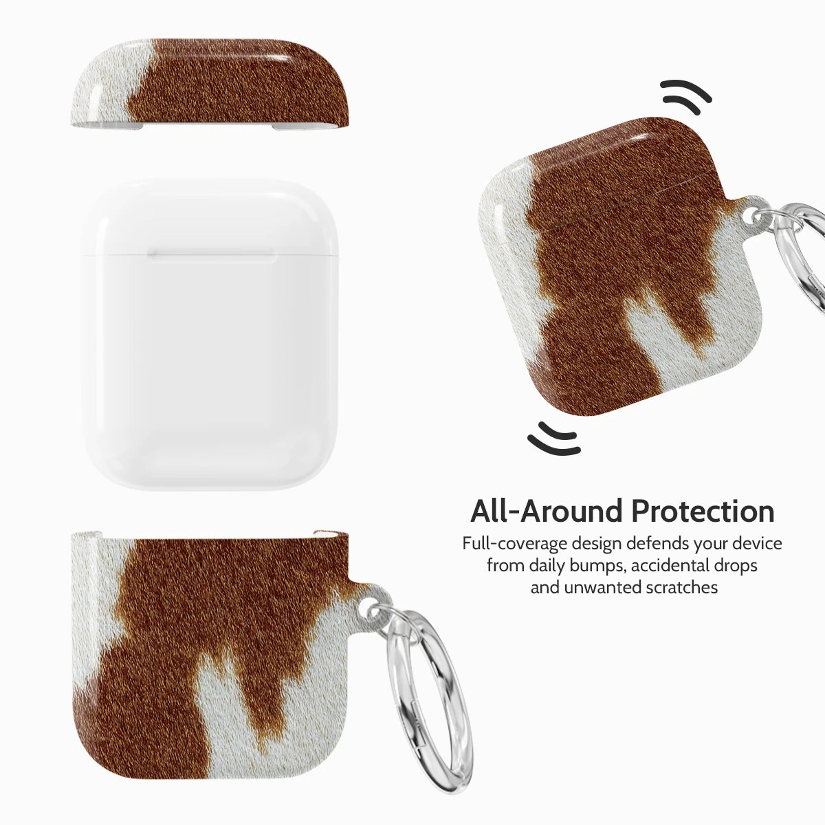 Mocha Moo - AirPods 1 & 2 Case