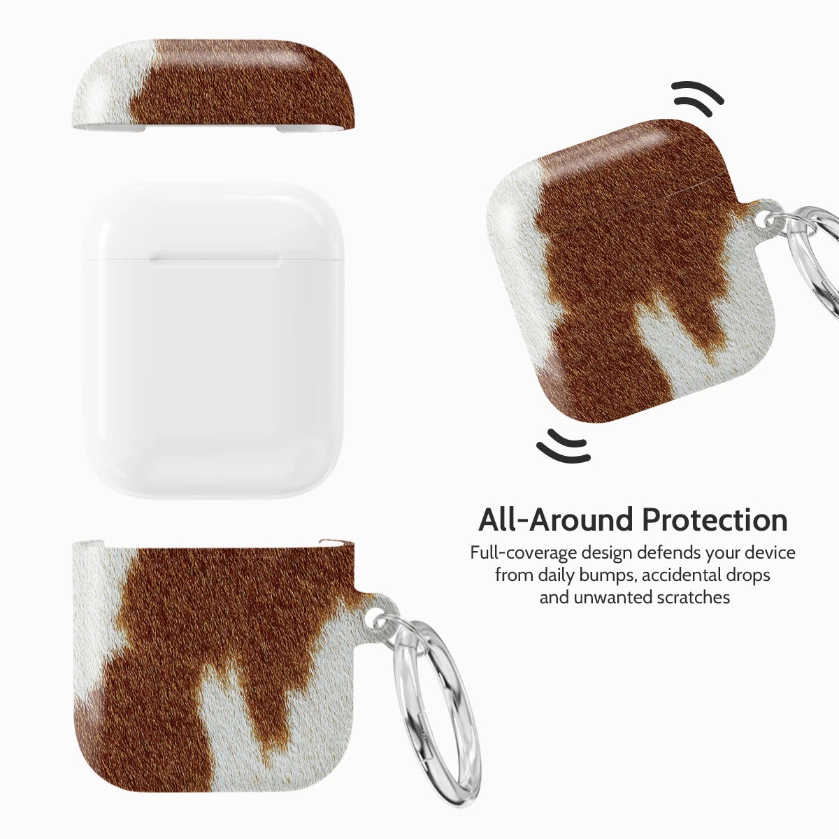 Mocha Moo - AirPods 1 & 2 Case