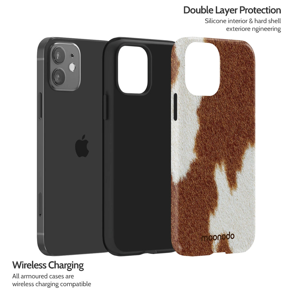 Mocha Moo - iPhone 12 Case