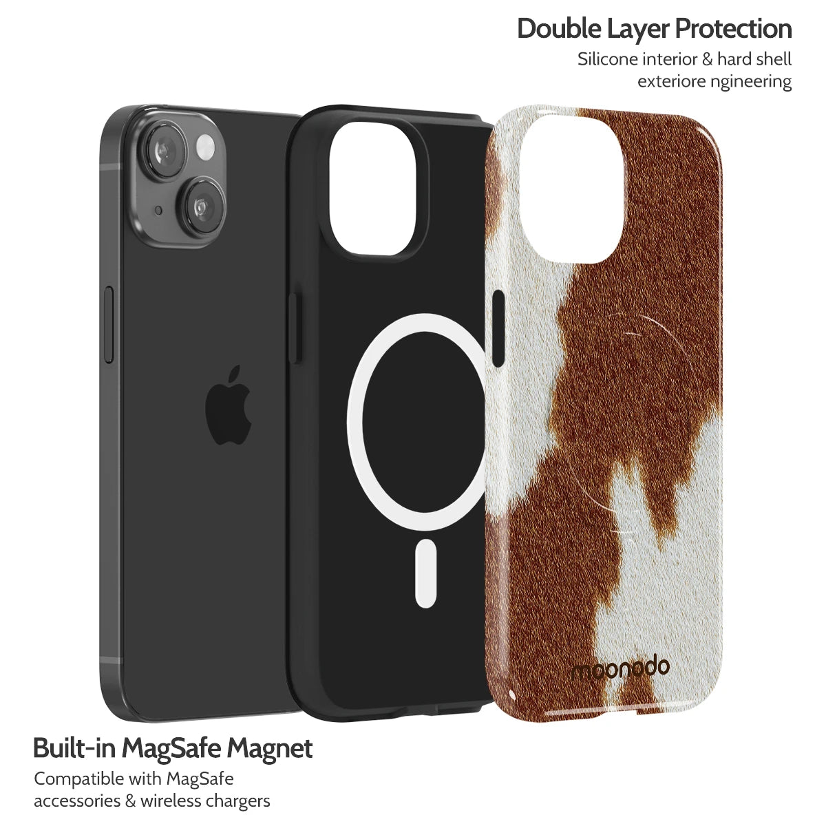 Mocha Moo - iPhone 14 Case