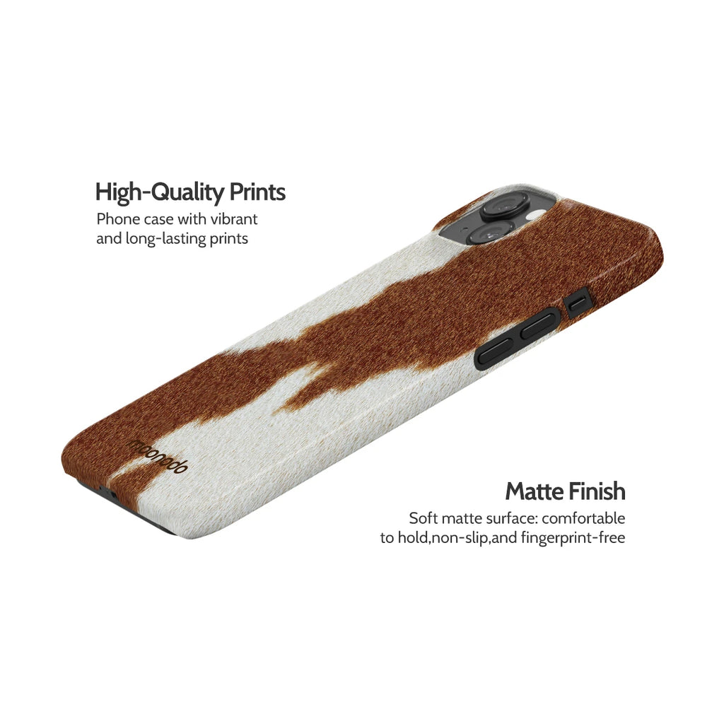 Mocha Moo - iPhone 14 Plus Case