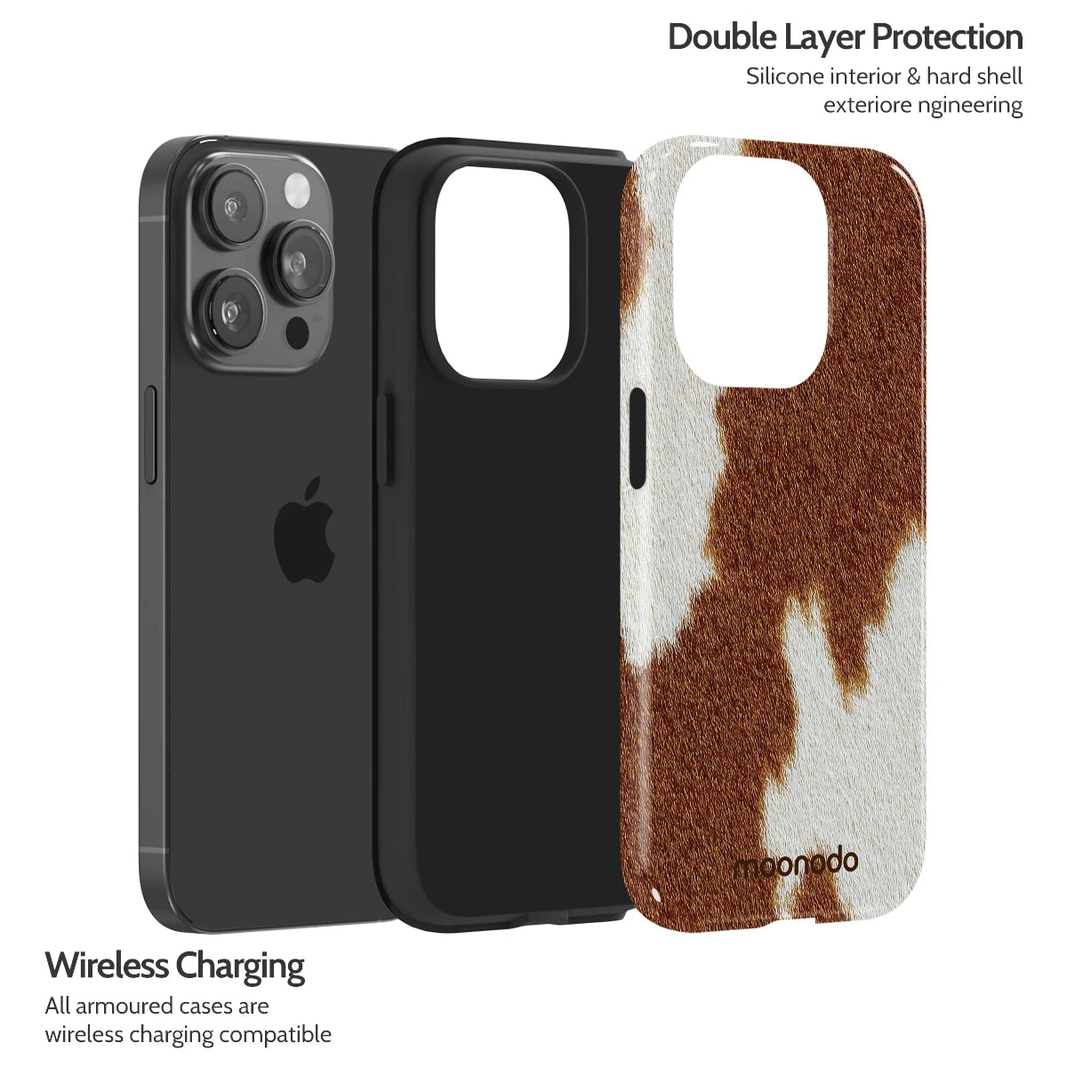 Mocha Moo - iPhone 14 Pro Case