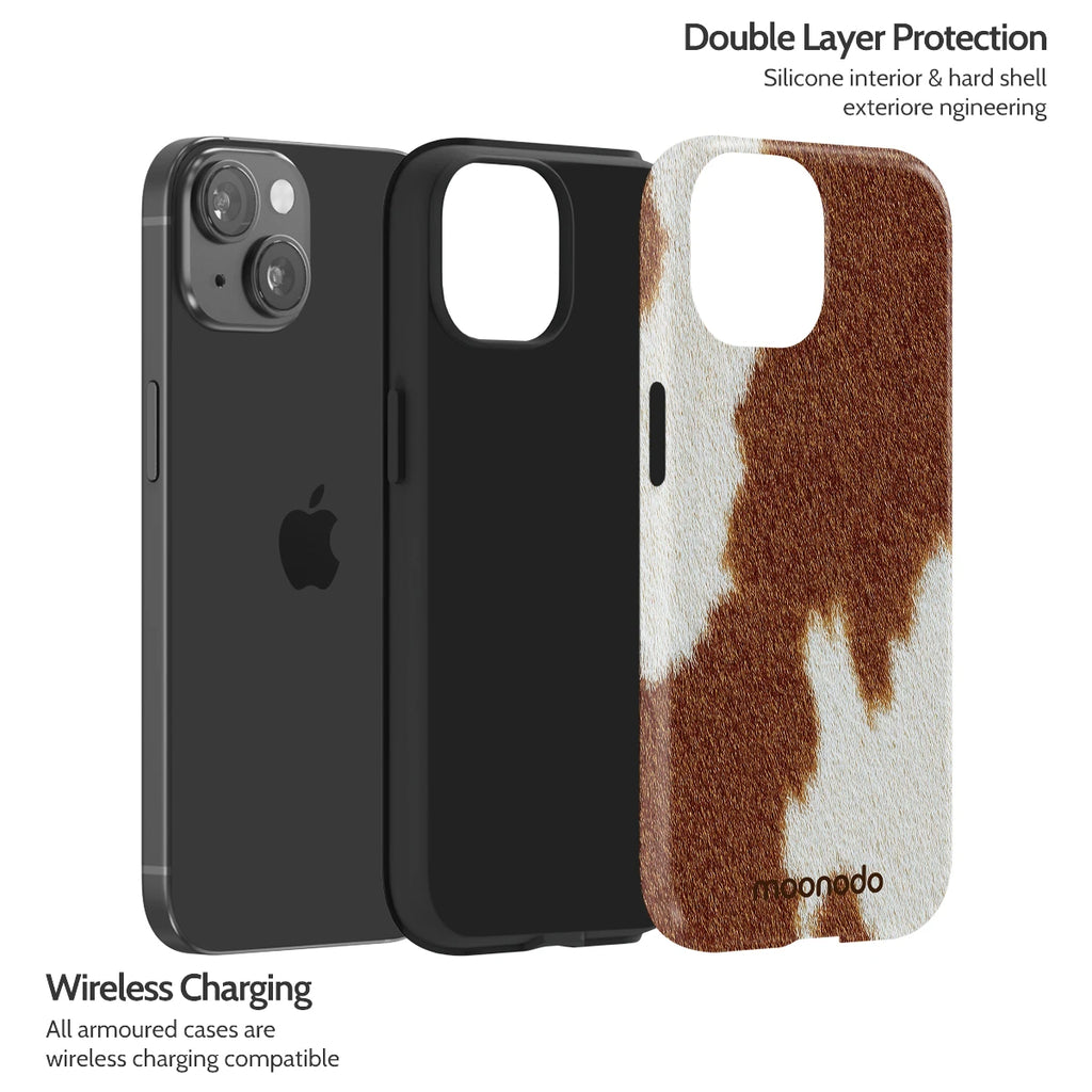 Mocha Moo - iPhone 15 Case