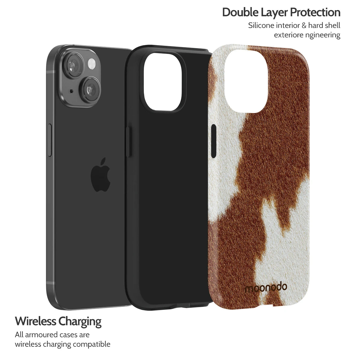 Mocha Moo - iPhone 15 Case