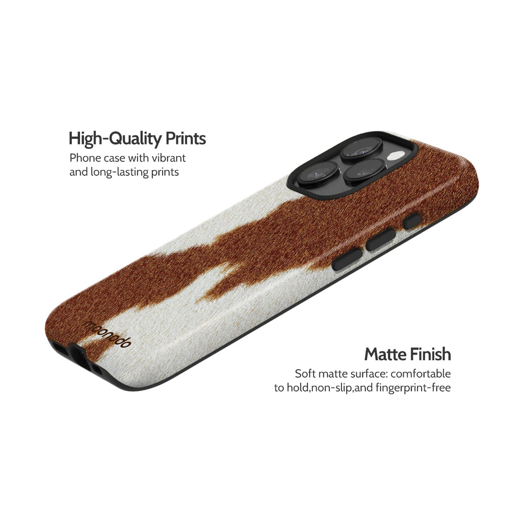 Mocha Moo - iPhone 15 Pro Case