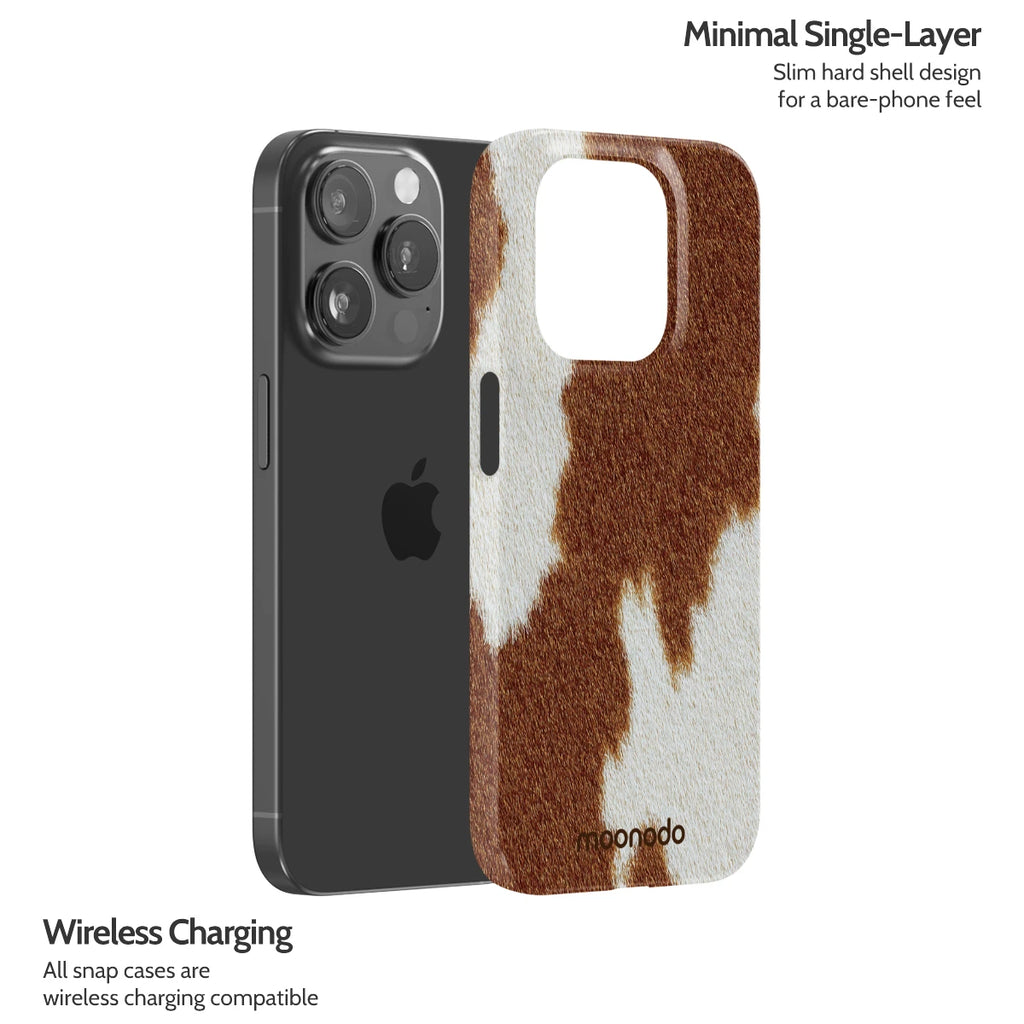 Mocha Moo - iPhone 15 Pro Case