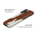 Mocha Moo - iPhone 16 Case