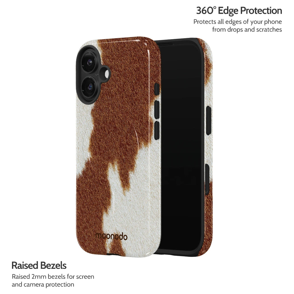 Mocha Moo - iPhone 16 Case