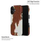 Mocha Moo - iPhone 16 Case