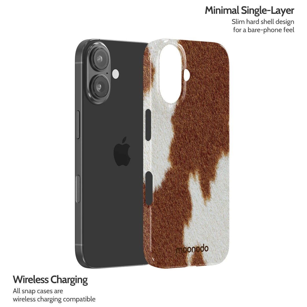 Mocha Moo - iPhone 16 Case