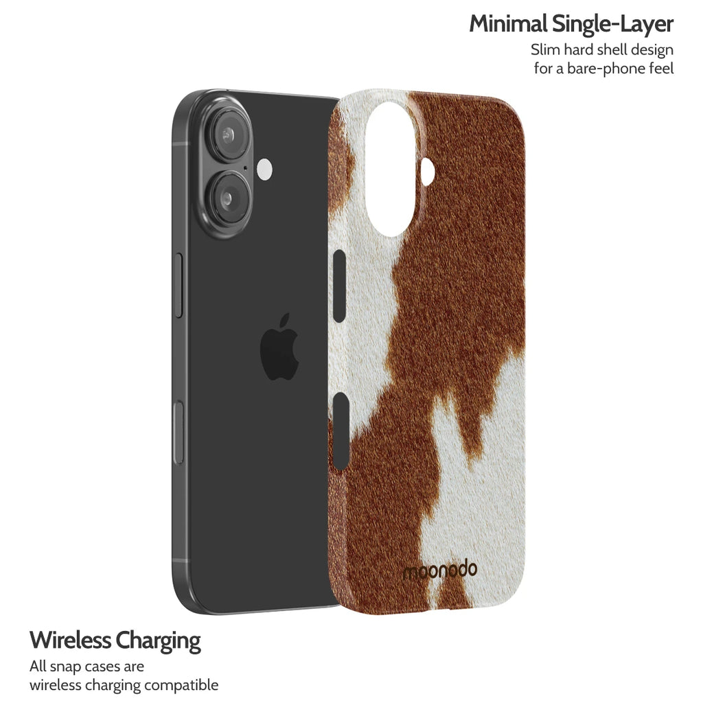 Mocha Moo - iPhone 16 Case