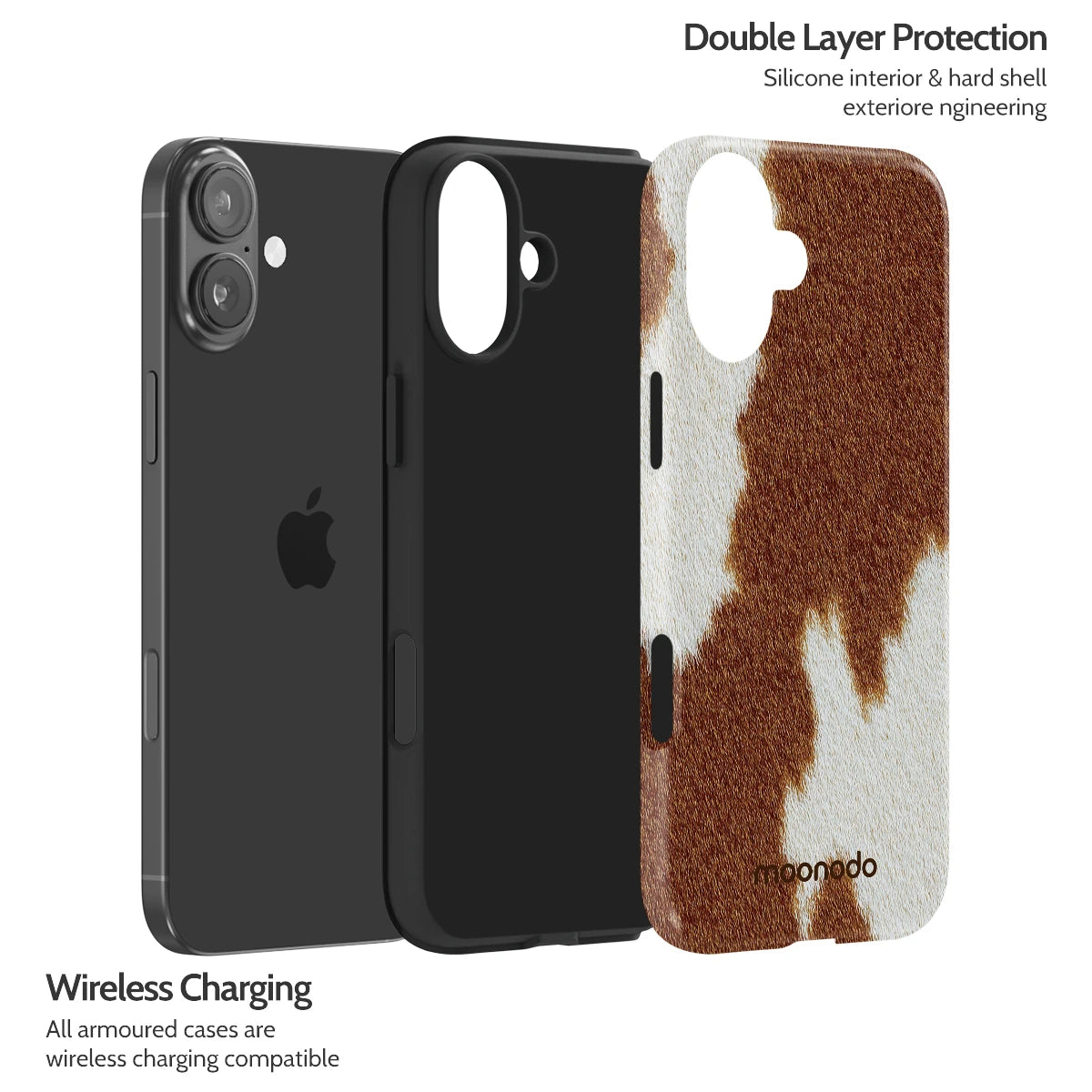 Mocha Moo - iPhone 16 Plus Case