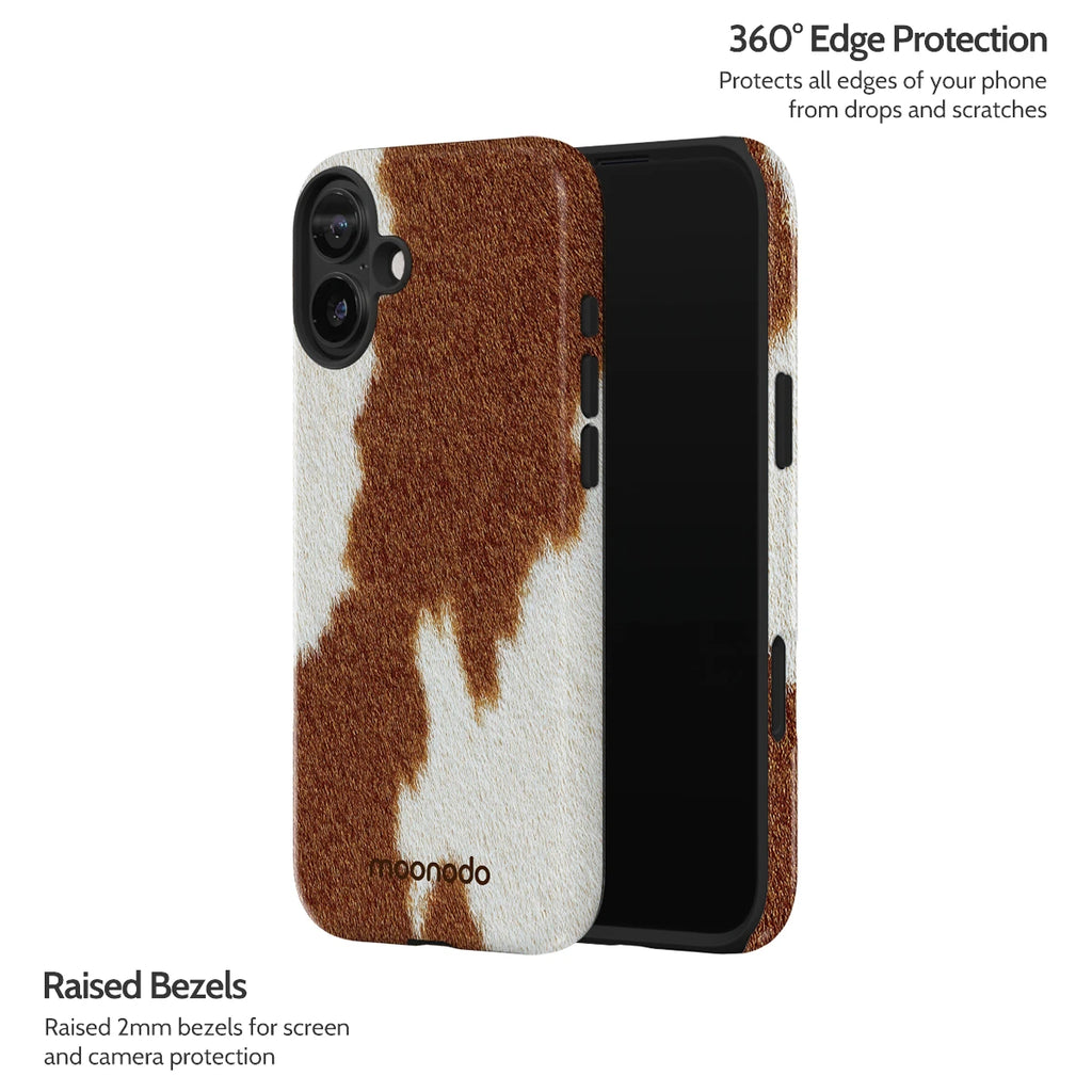 Mocha Moo - iPhone 16 Plus Case