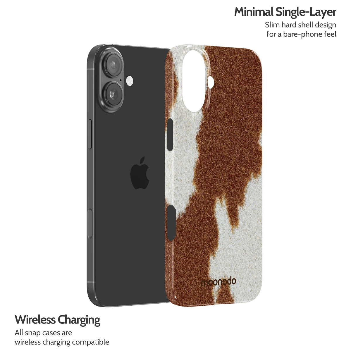 Mocha Moo - iPhone 16 Plus Case
