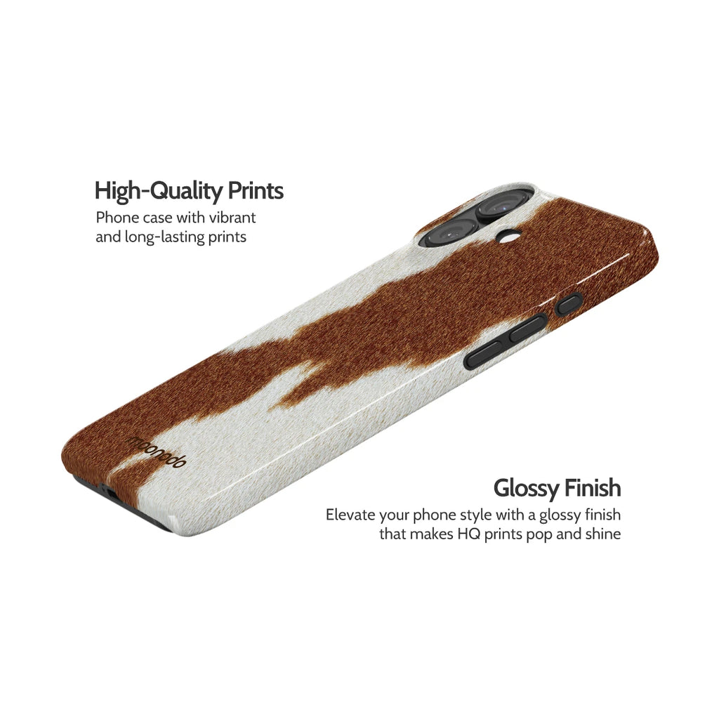 Mocha Moo - iPhone 16 Plus Case