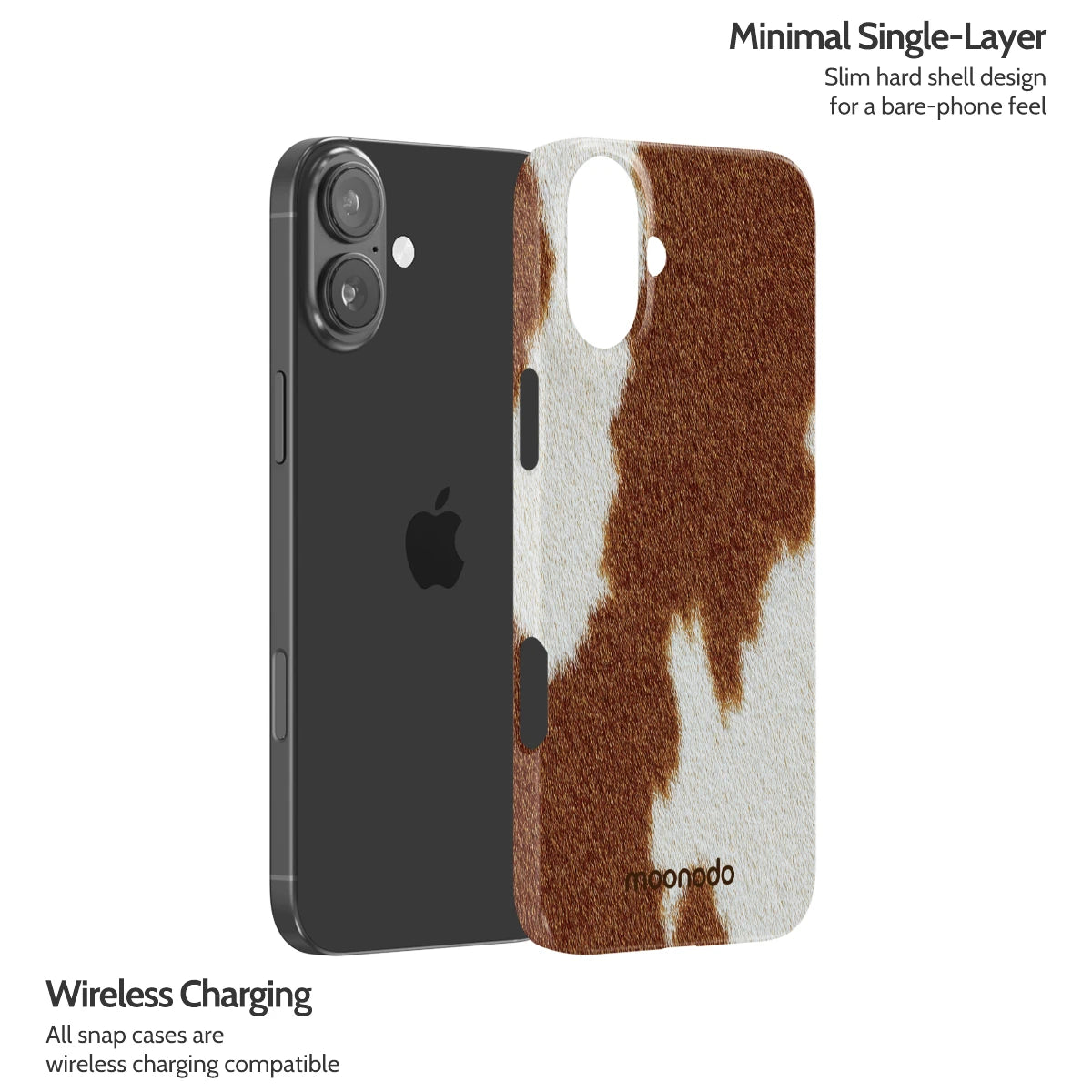 Mocha Moo - iPhone 16 Plus Case