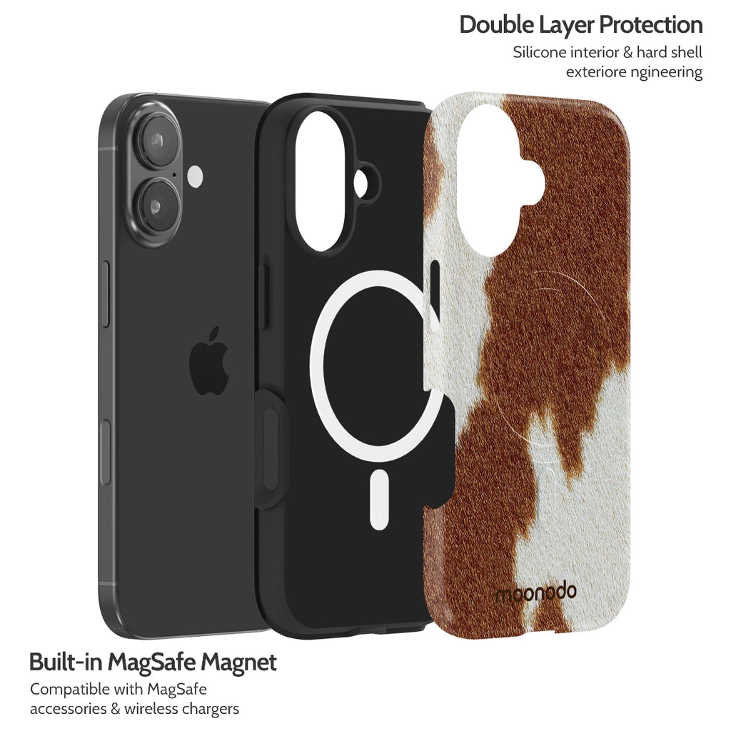 Mocha Moo - iPhone 17 Case