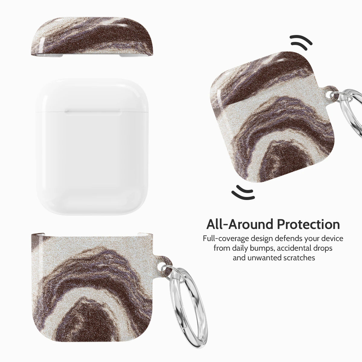 Sandstone Swirl - AirPods 1 & 2 Case