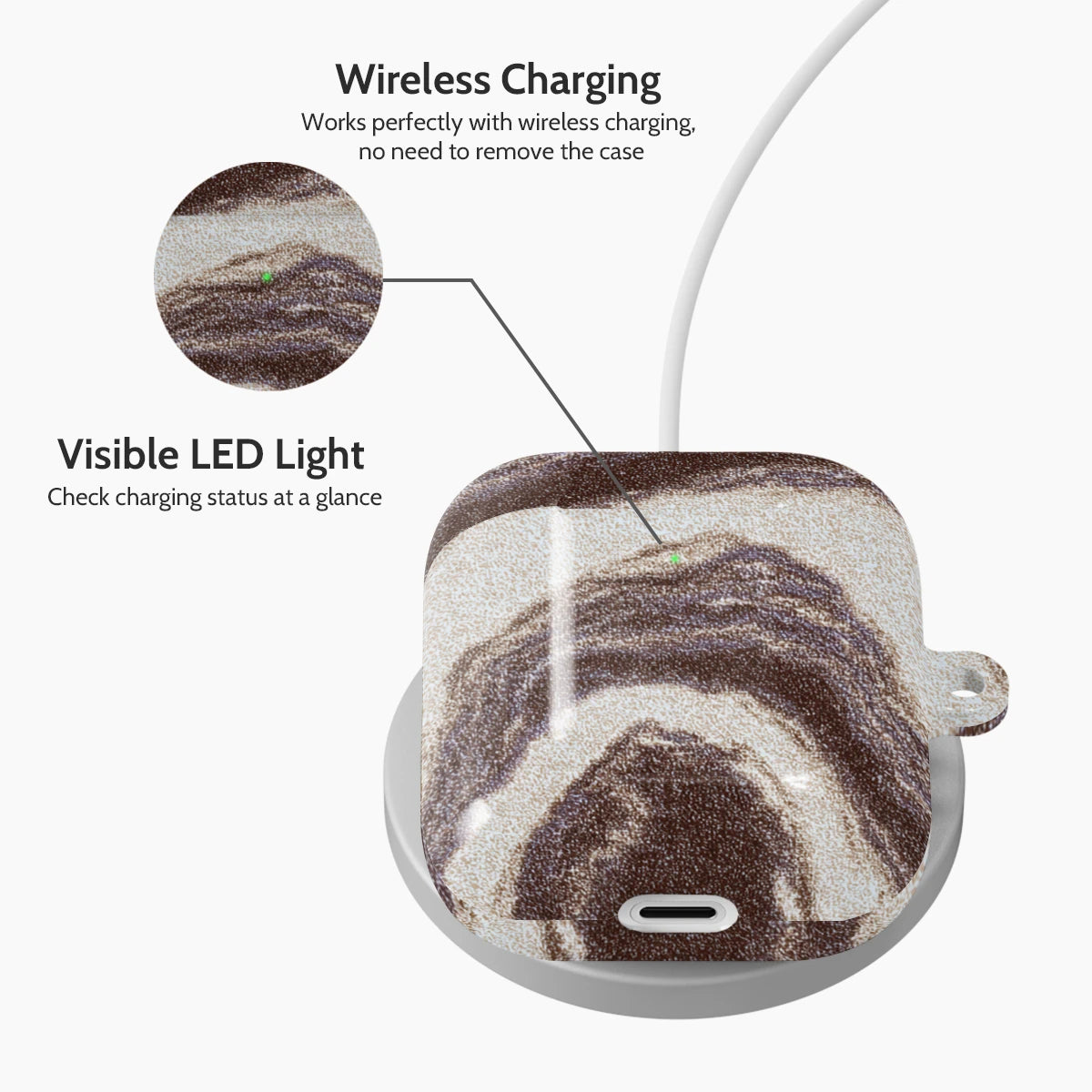 Sandstone Swirl - AirPods 1 & 2 Case