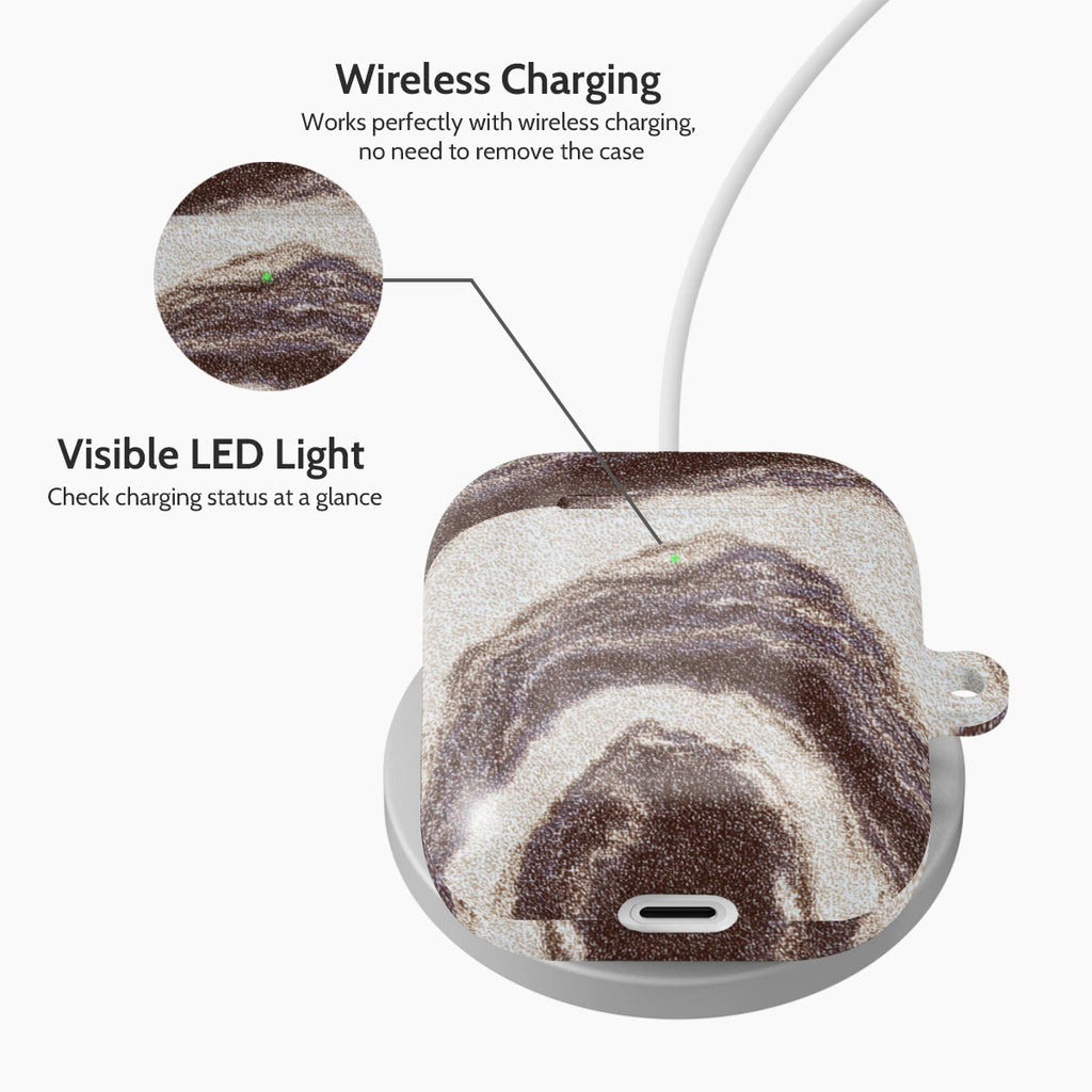 Sandstone Swirl - AirPods 1 & 2 Case