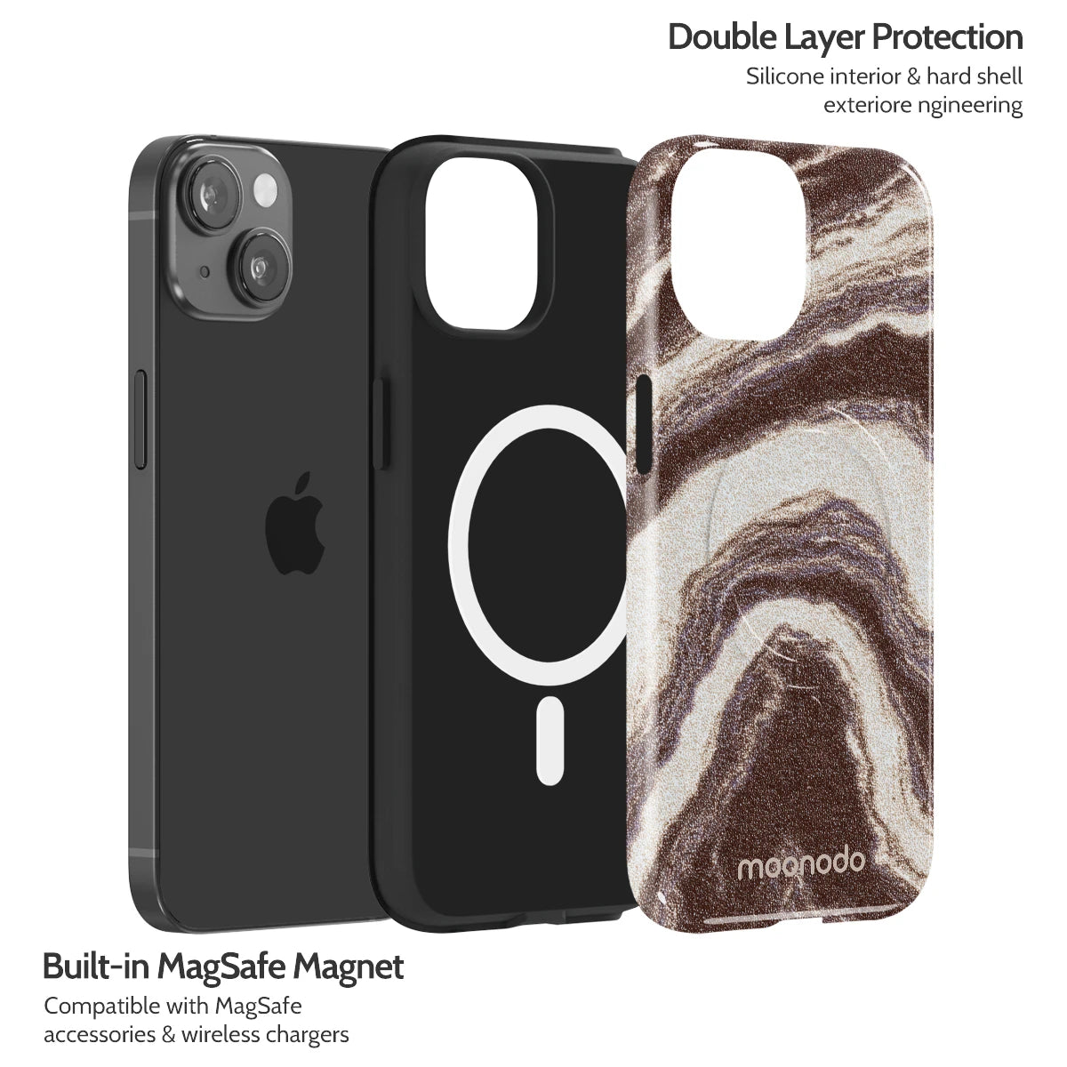 Sandstone Swirl - iPhone 14 Case