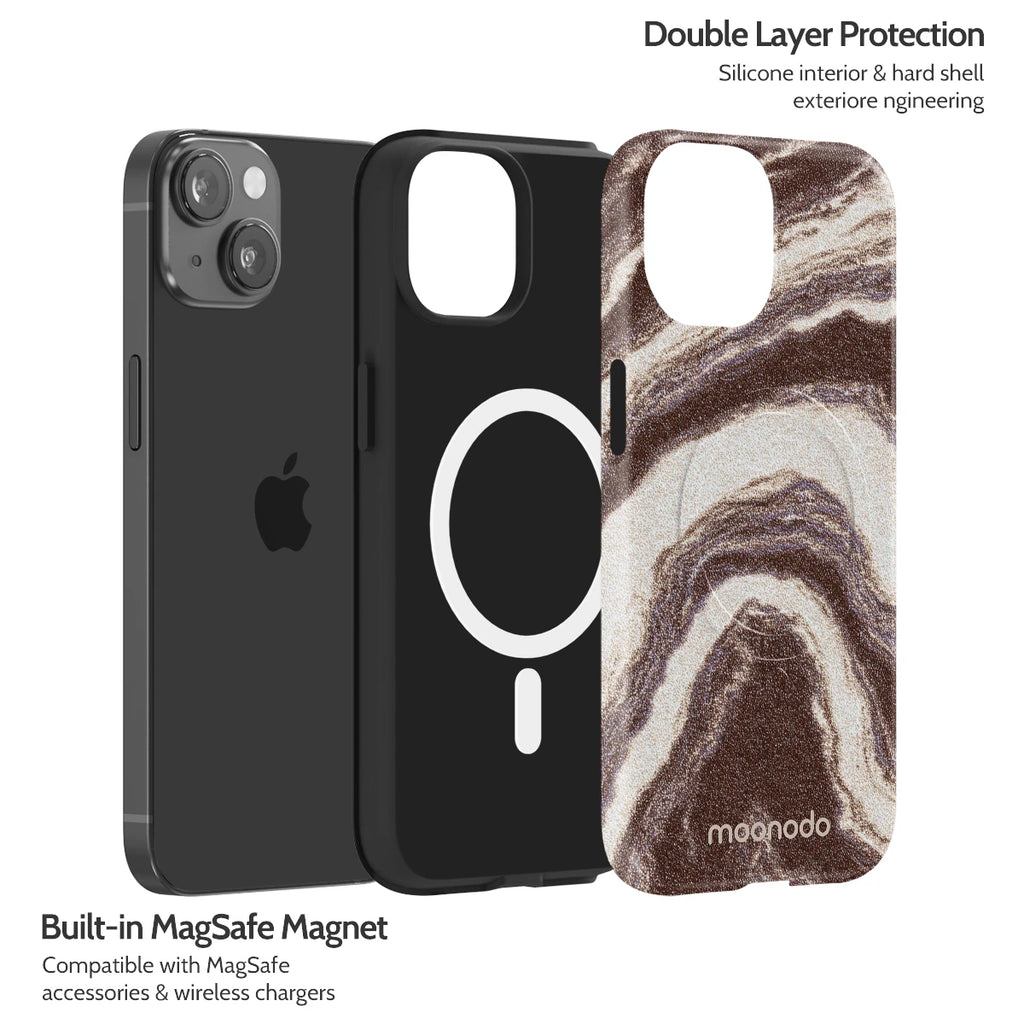 Sandstone Swirl - iPhone 14 Case