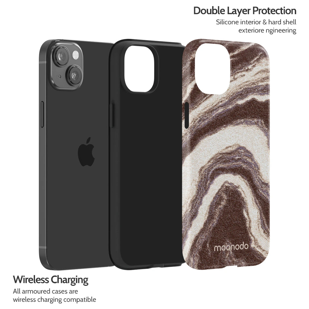 Sandstone Swirl - iPhone 14 Plus Case
