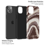 Sandstone Swirl - iPhone 14 Plus Case