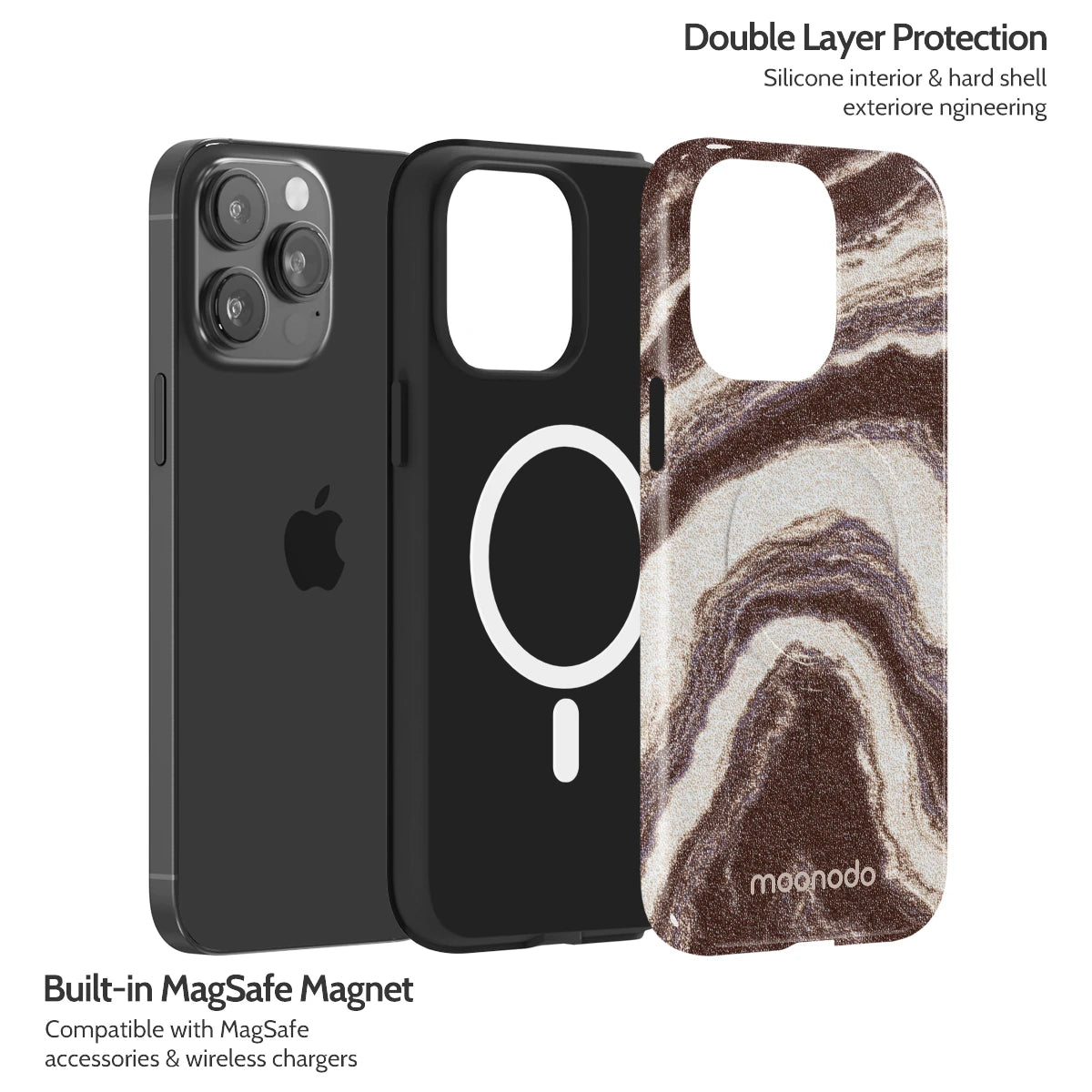 Sandstone Swirl - iPhone 14 Pro Max Case