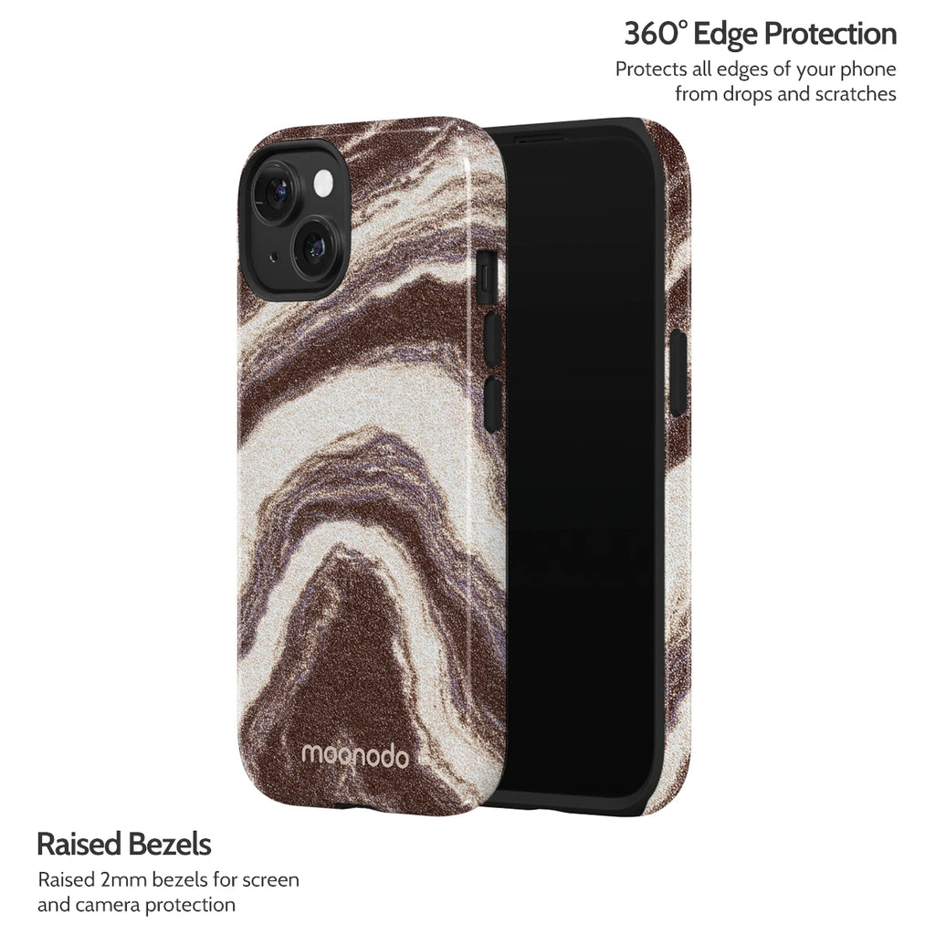 Sandstone Swirl - iPhone 15 Case
