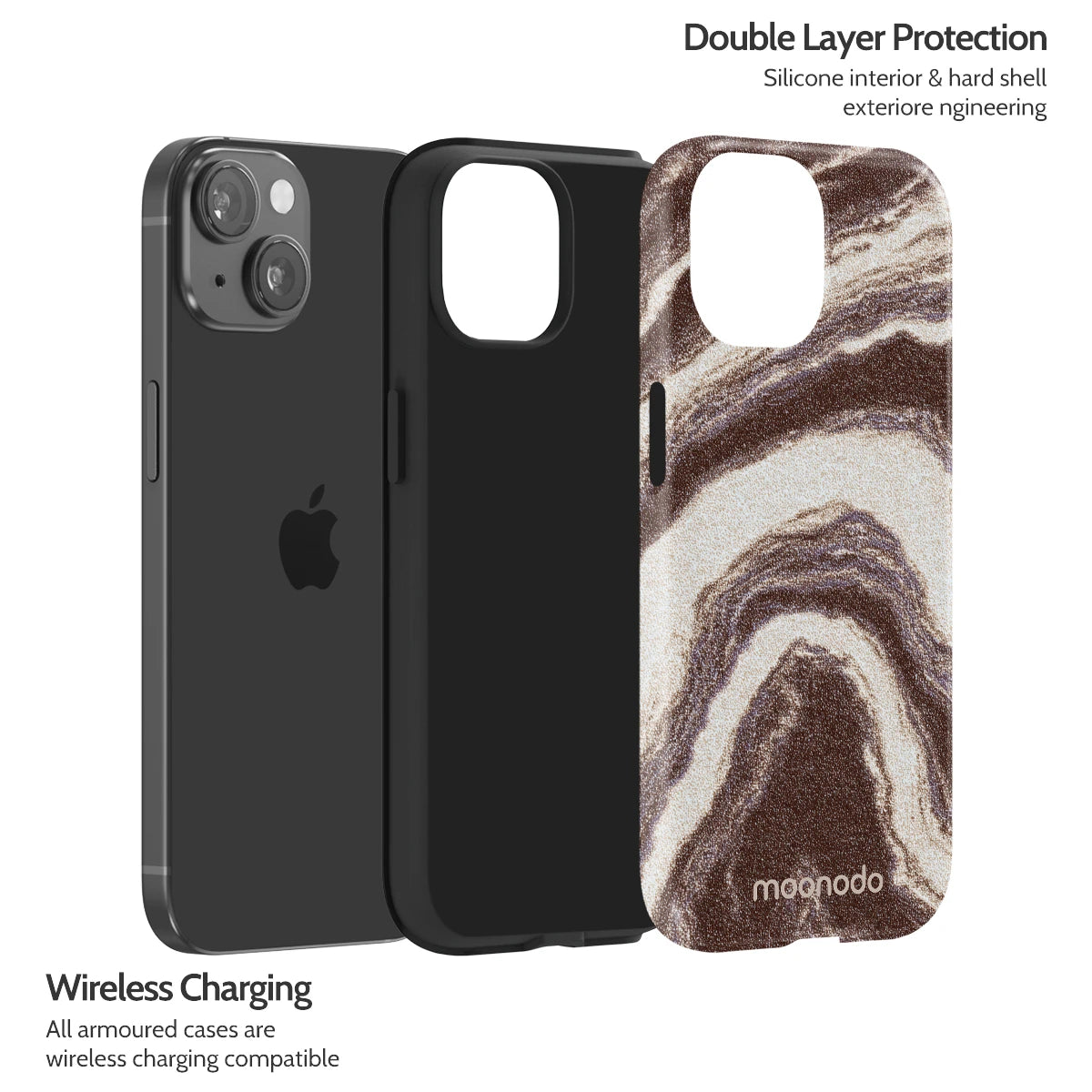 Sandstone Swirl - iPhone 15 Case