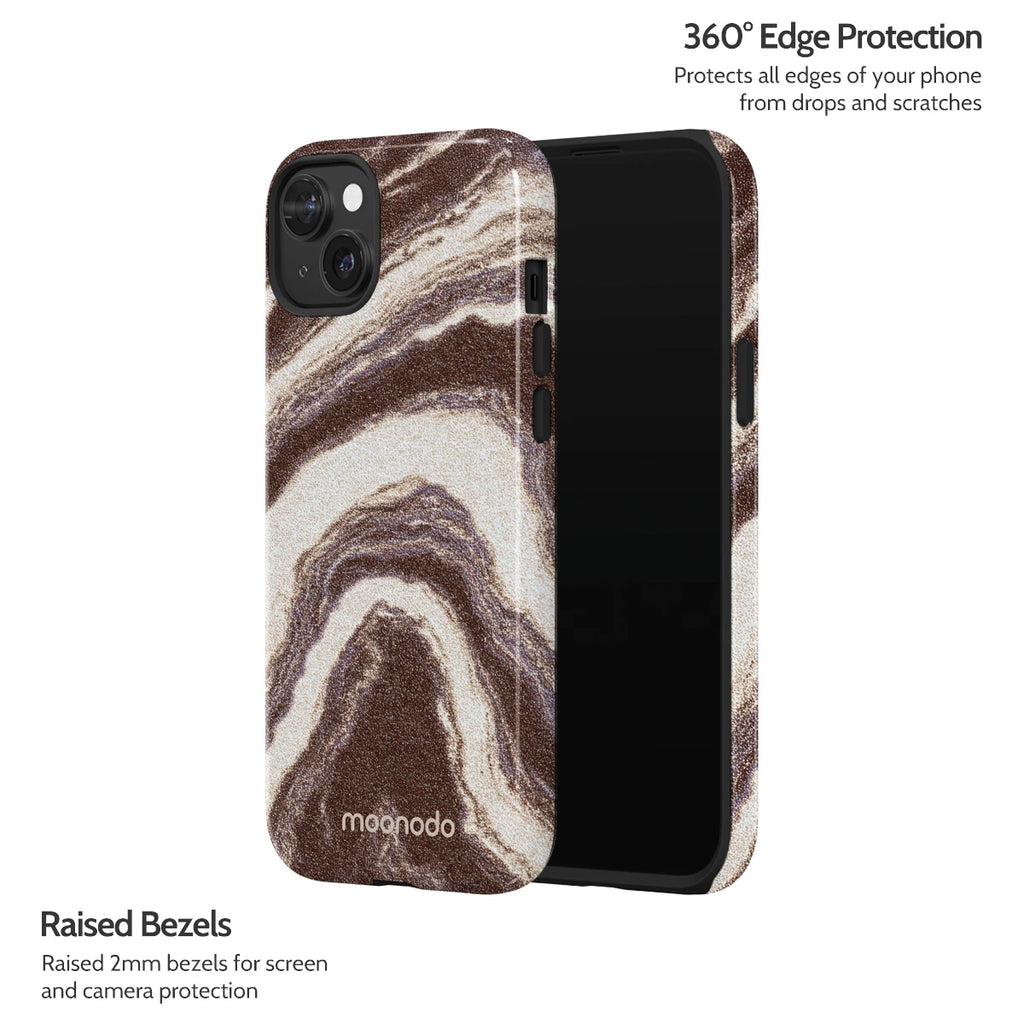 Sandstone Swirl - iPhone 15 Plus Case