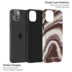 Sandstone Swirl - iPhone 15 Plus Case