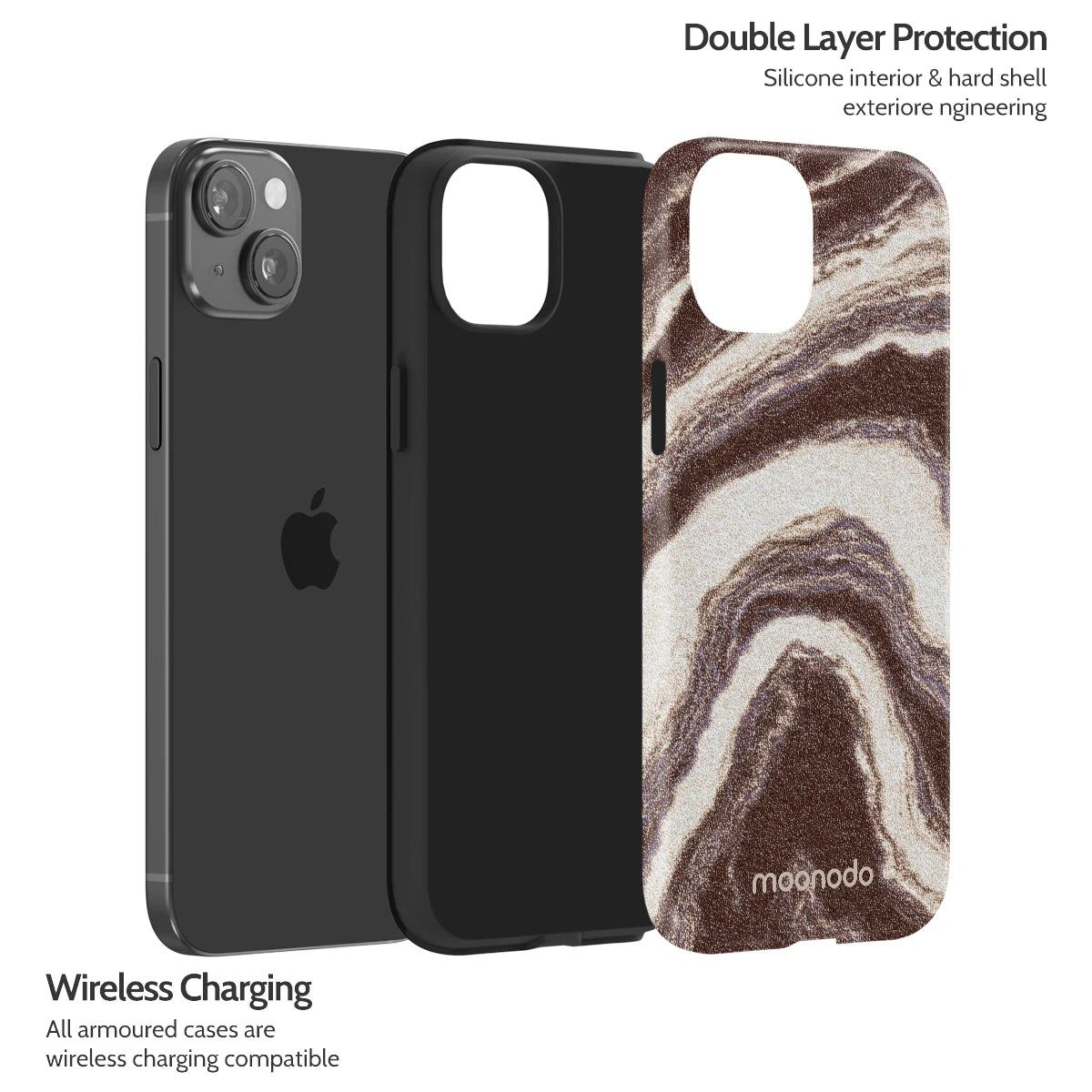 Sandstone Swirl - iPhone 15 Plus Case
