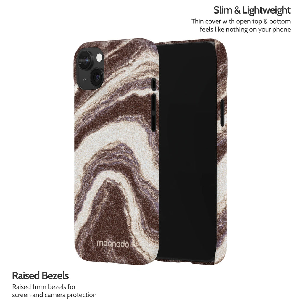 Sandstone Swirl - iPhone 15 Plus Case
