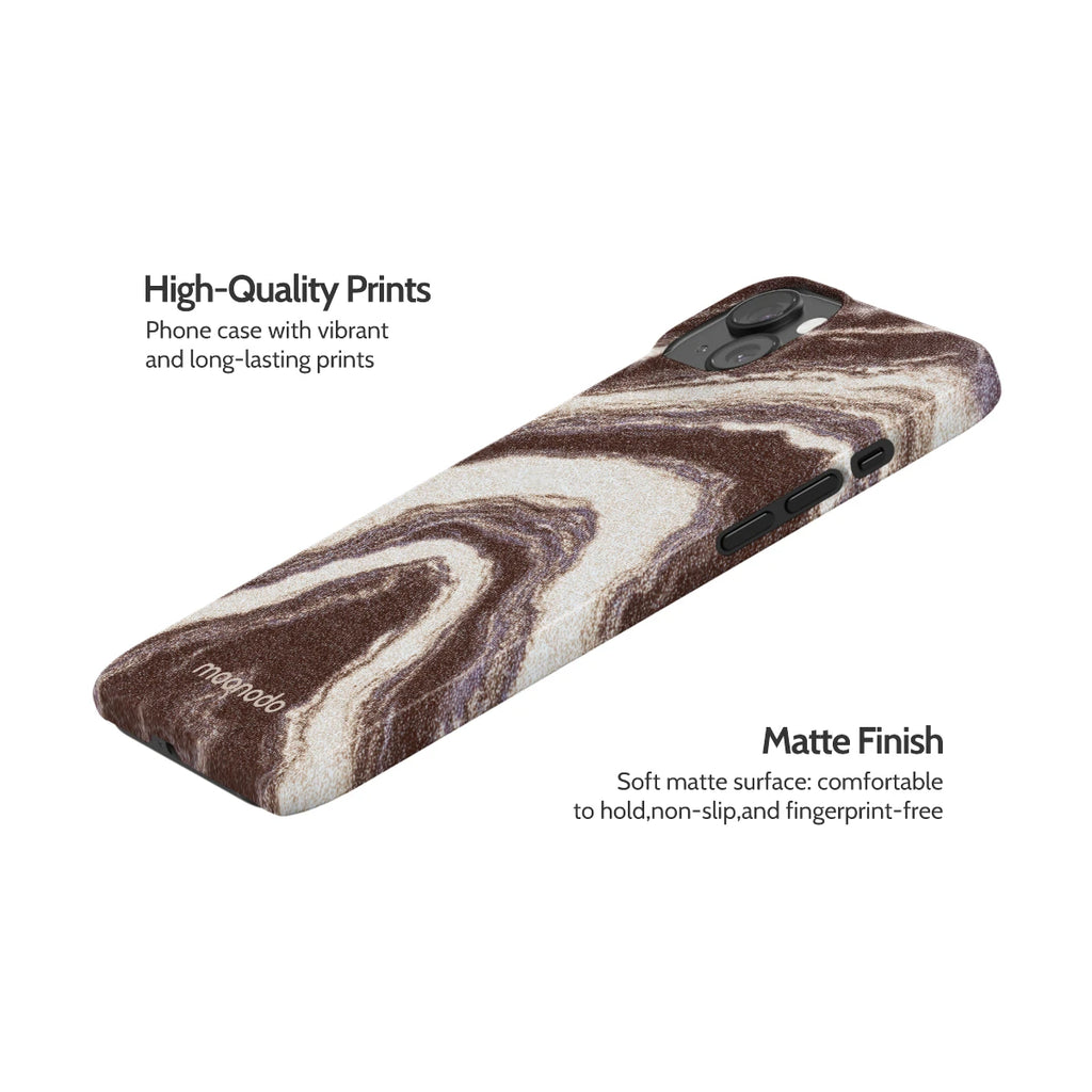 Sandstone Swirl - iPhone 15 Plus Case