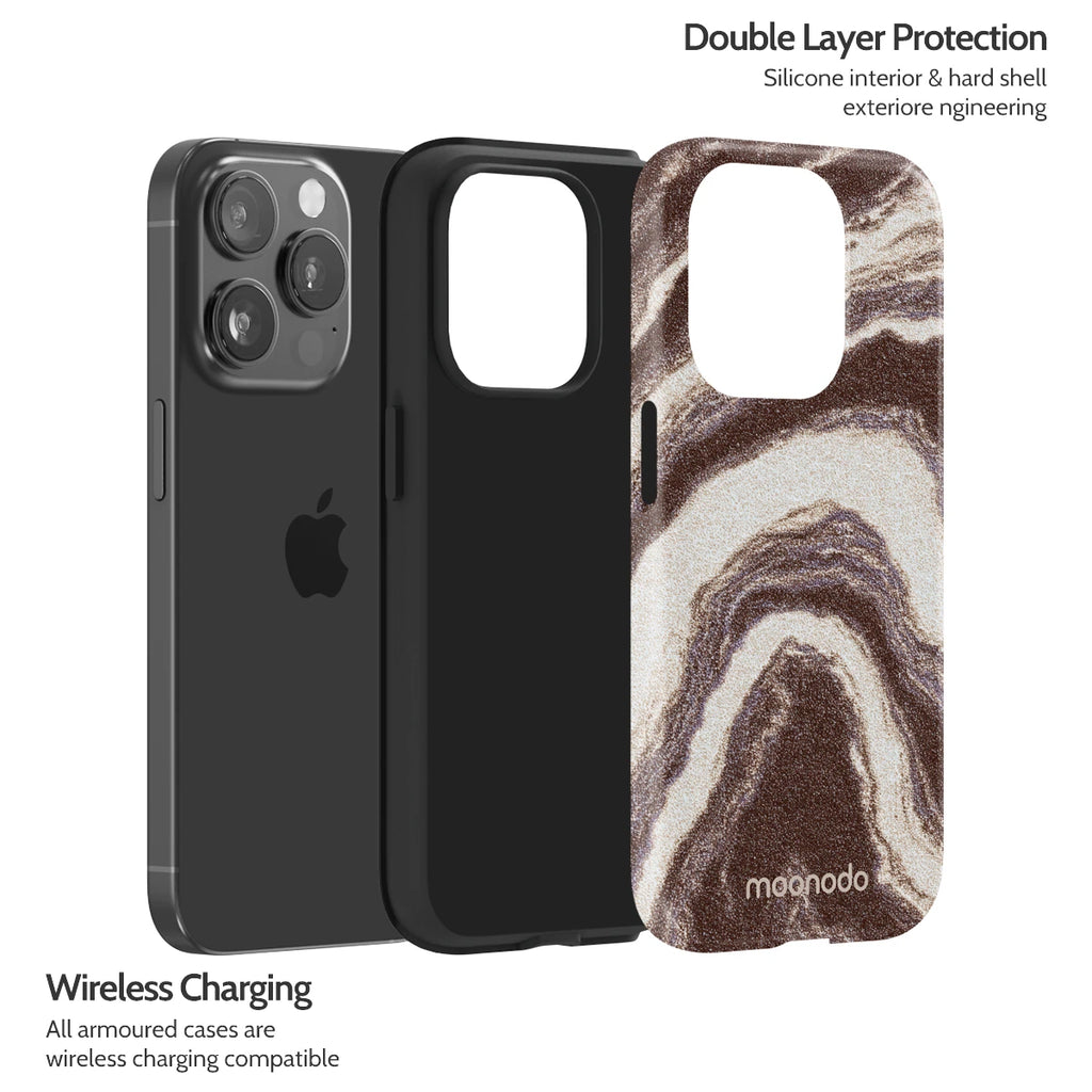 Sandstone Swirl - iPhone 15 Pro Case