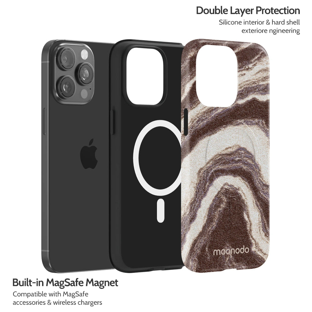 Sandstone Swirl - iPhone 15 Pro Max Case