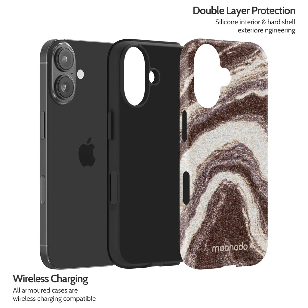 Sandstone Swirl - iPhone 16 Case