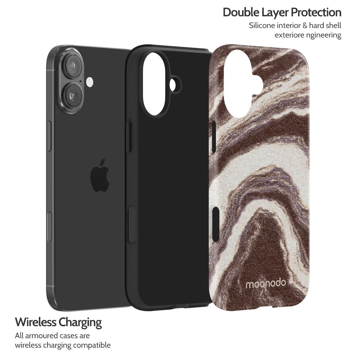 Sandstone Swirl - iPhone 16 Plus Case