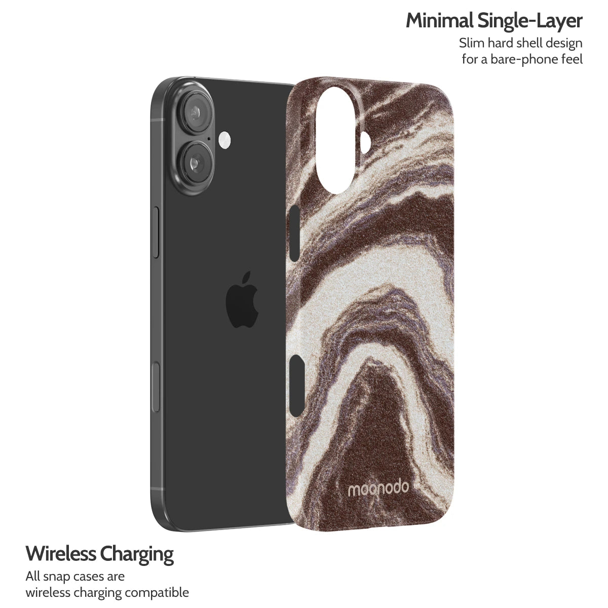 Sandstone Swirl - iPhone 16 Plus Case