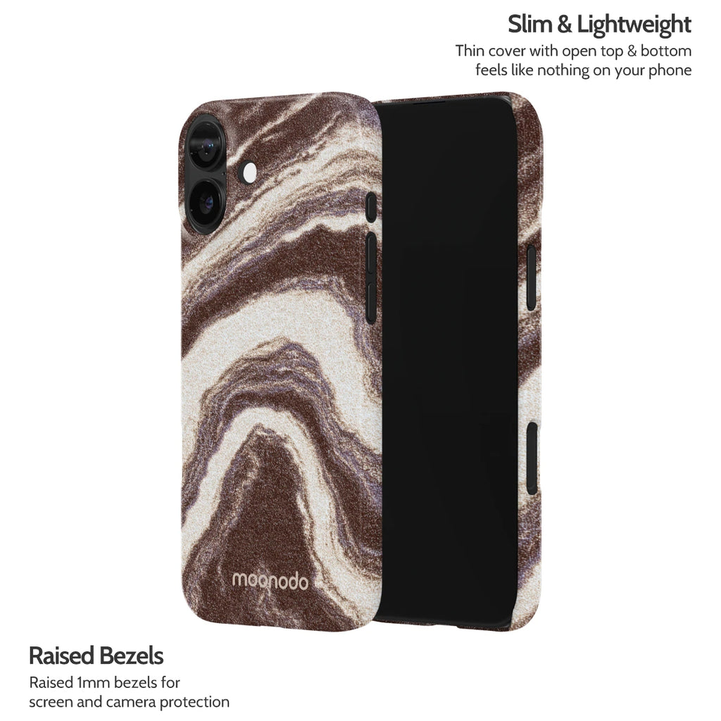 Sandstone Swirl - iPhone 16 Plus Case