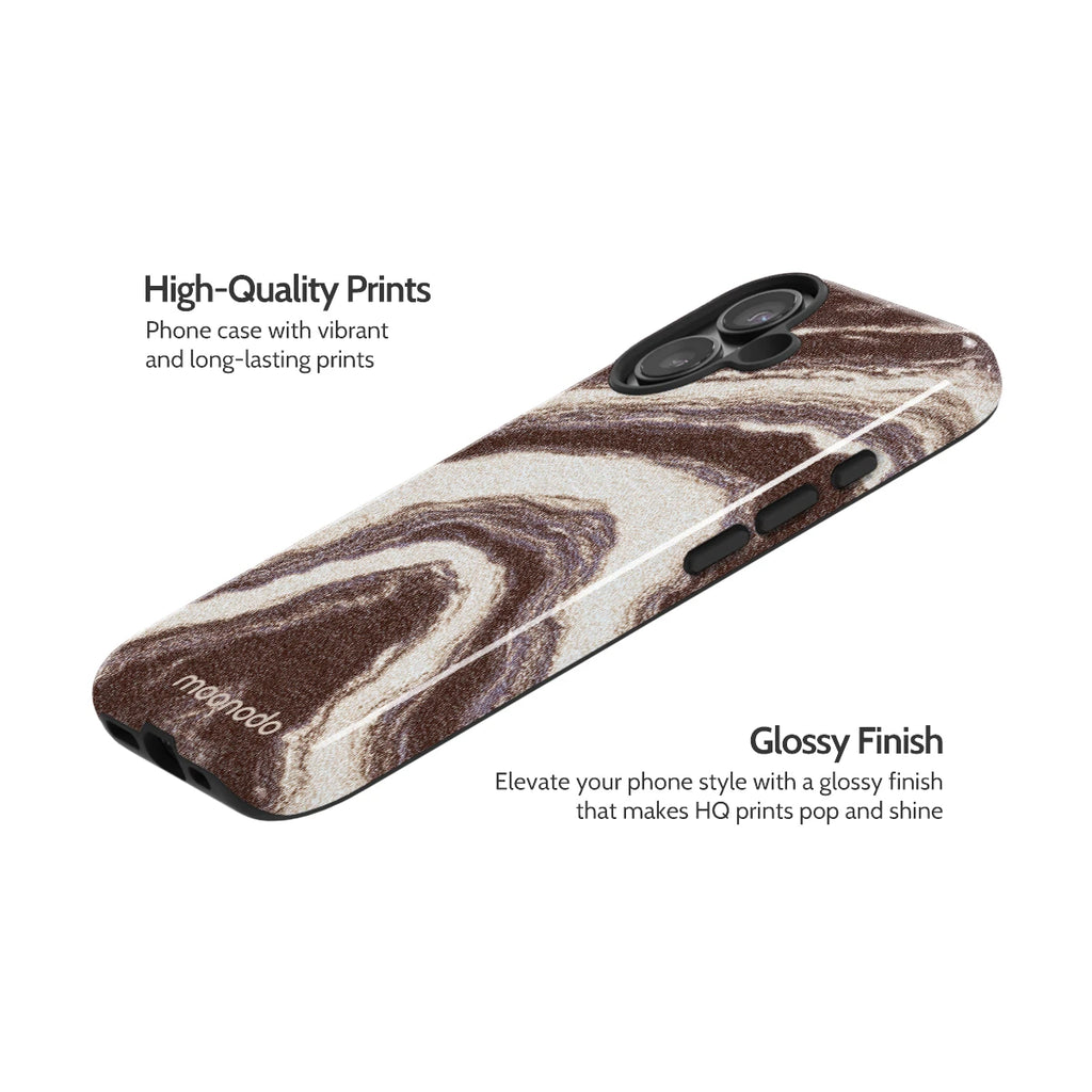 Sandstone Swirl - iPhone 17 Case