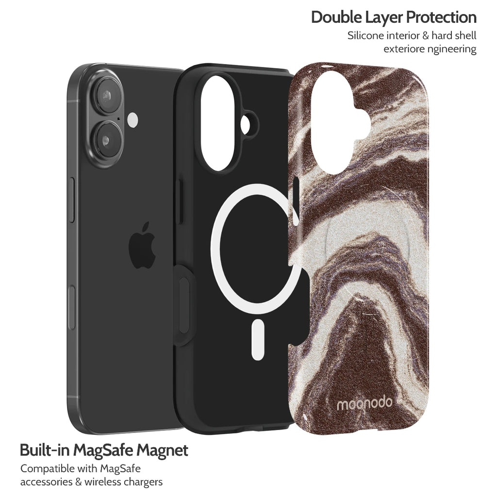 Sandstone Swirl - iPhone 17 Case