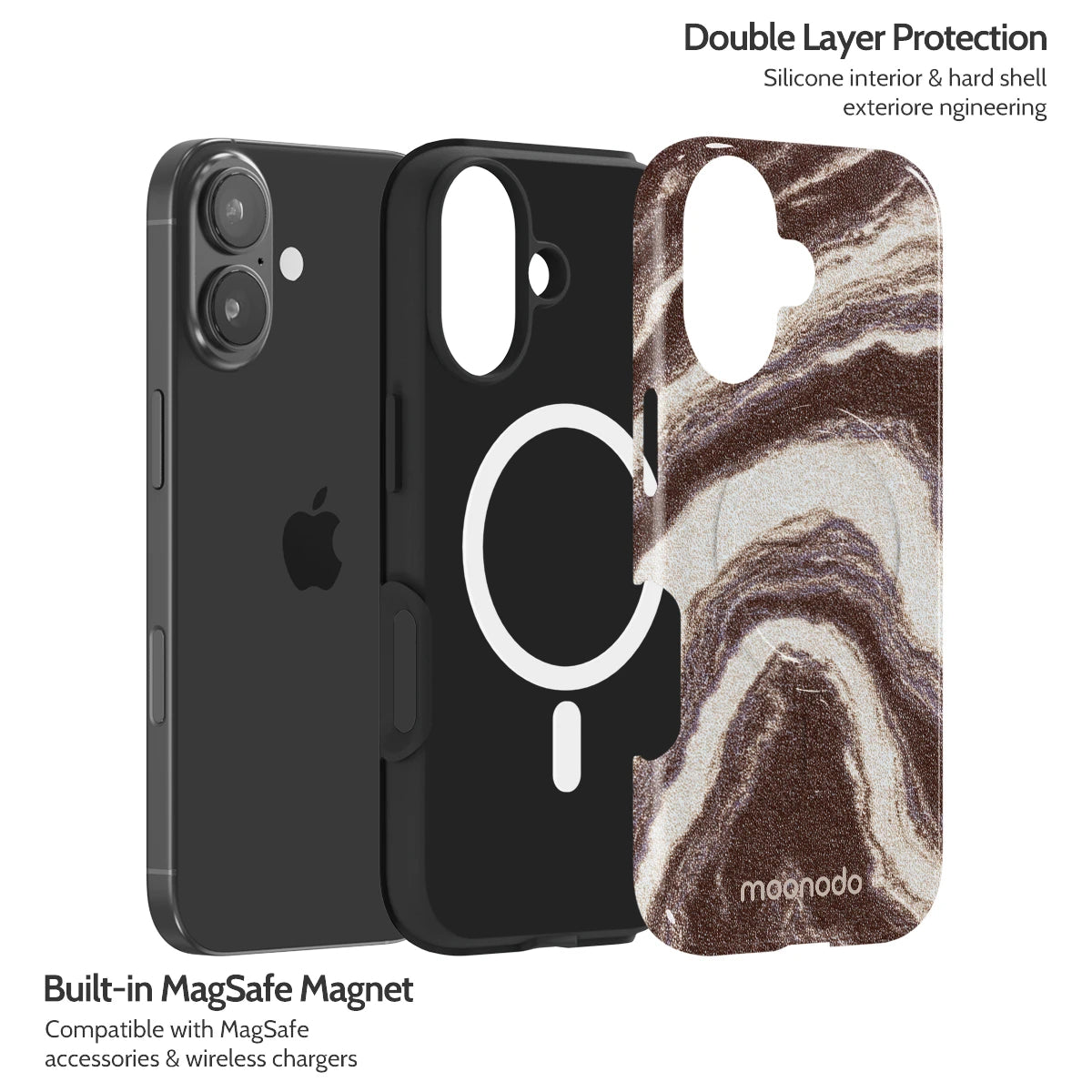 Sandstone Swirl - iPhone 17 Case