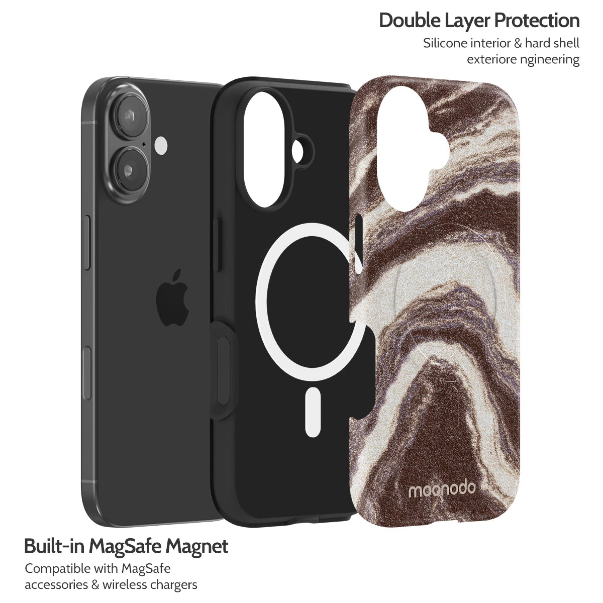 Sandstone Swirl - iPhone 17 Case
