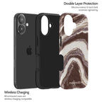 Sandstone Swirl - iPhone 17 Case