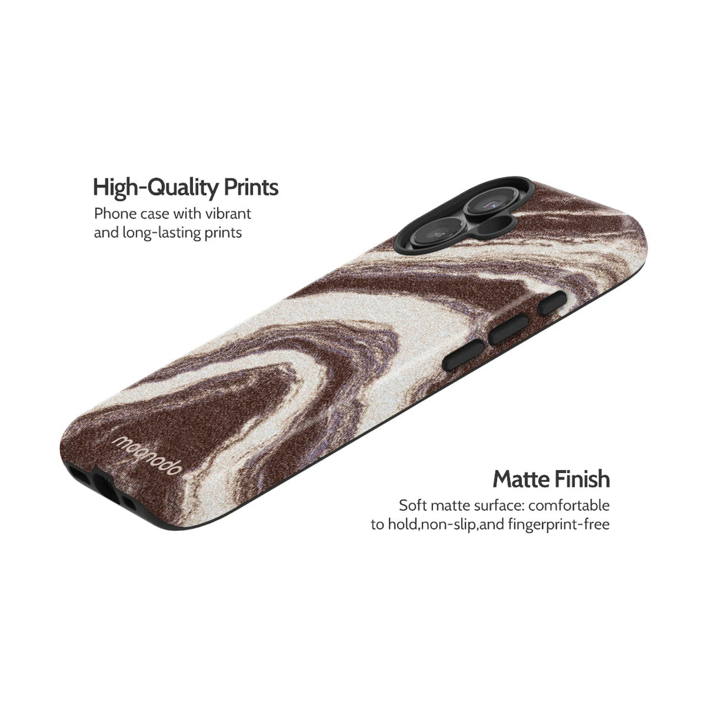 Sandstone Swirl - iPhone 17 Case