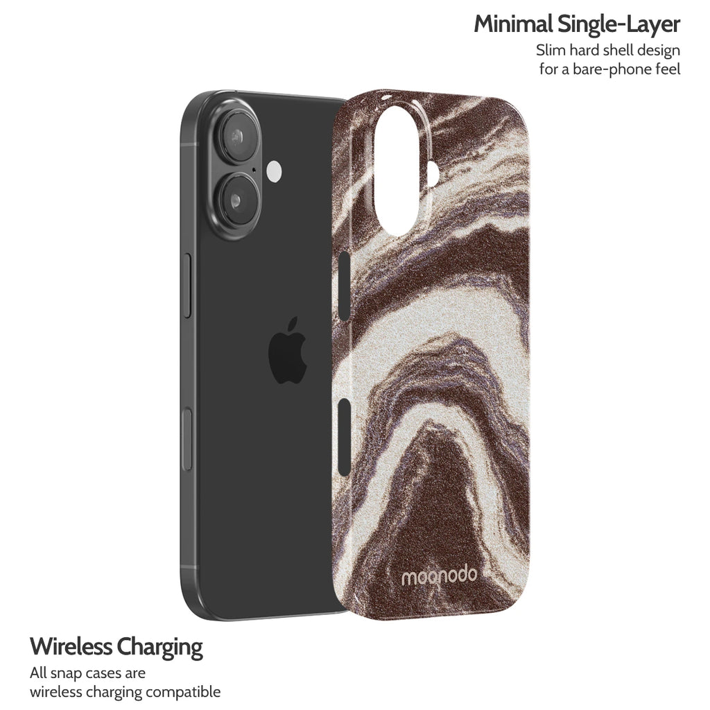 Sandstone Swirl - iPhone 17 Case