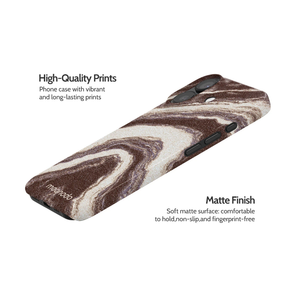 Sandstone Swirl - iPhone 17 Case